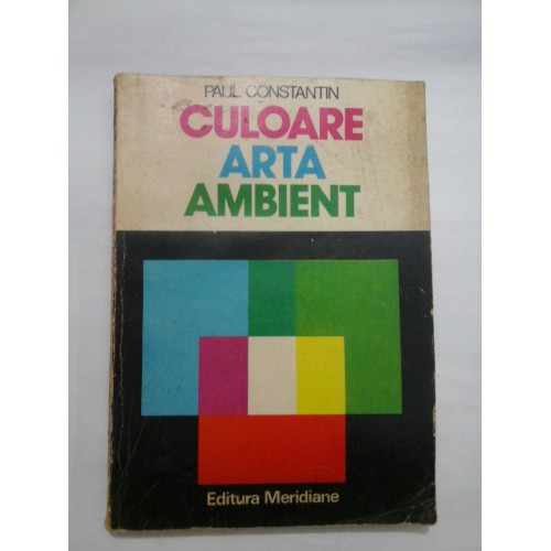 CULOARE,ARTA,AMBIENT - PAUL CONSTANTIN CULOARE,ARTA,AMBIENT - PAUL CONSTANTIN
